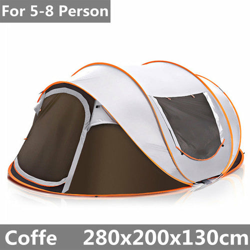 Large Capacity 5 Person Automatic Pop Up Camping Tent